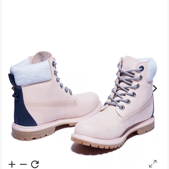 Timberland PREMIUM 6IN WATERPROOF BOOT LIGHT PINK NUbuck TB0A20P5 - Picture 3 of 6